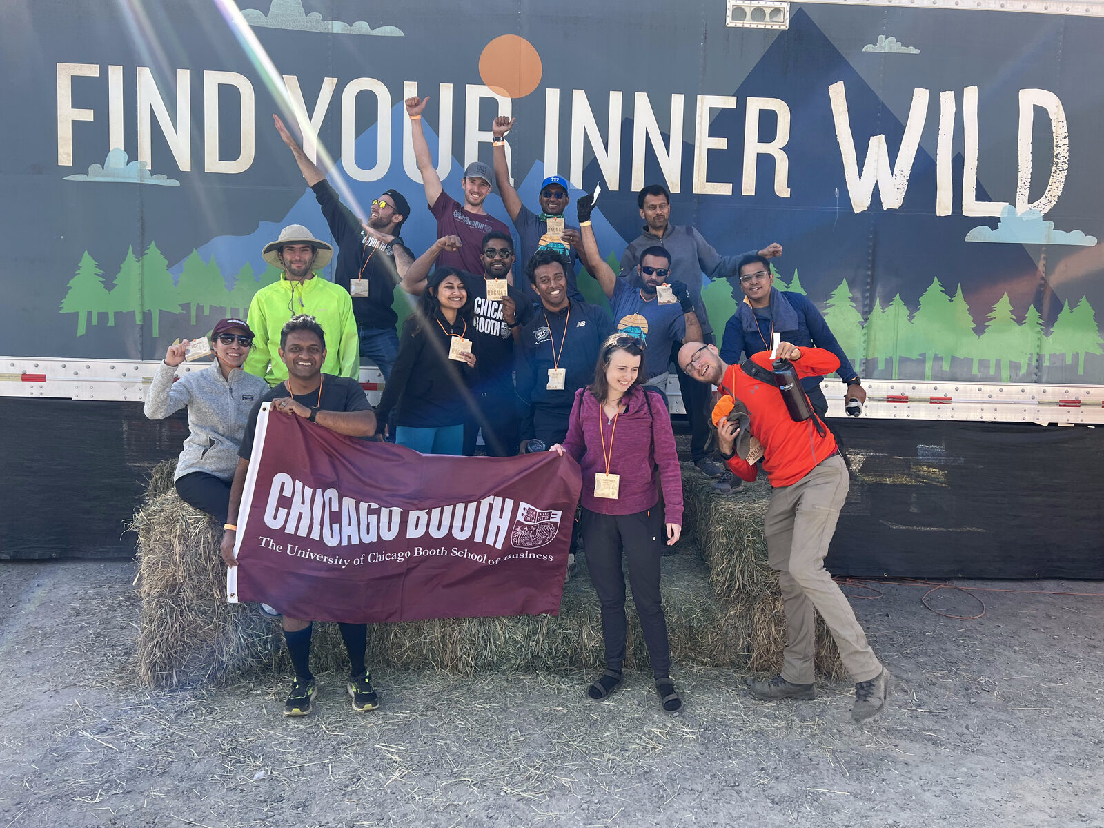 Full team at the finish line