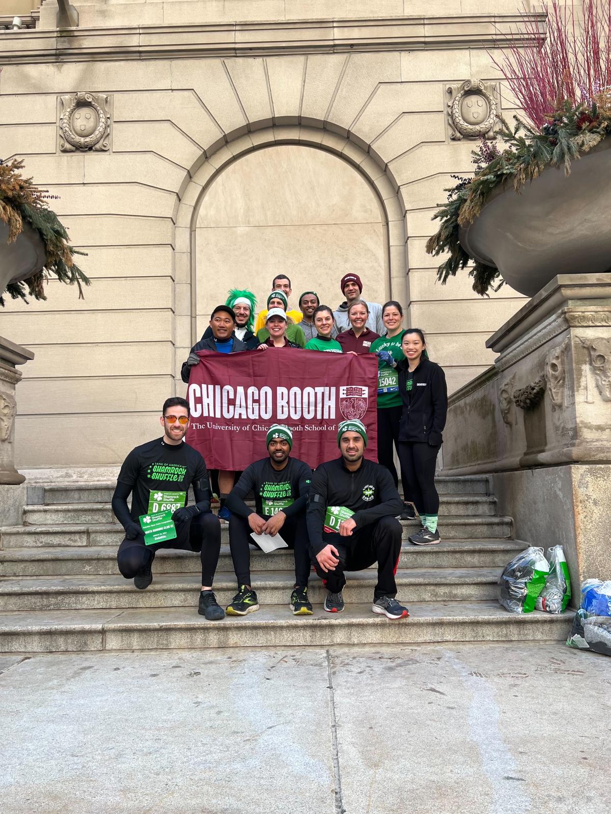 Team group photo before the race